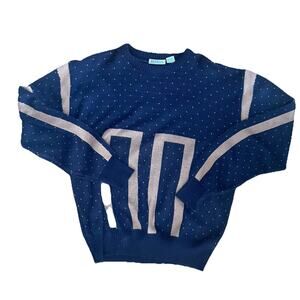 Vintage Koman Pullover Knit Acrylic Crewneck Sweater Mens MEDIUM Grandpa Dad